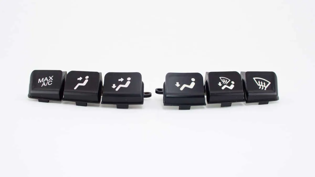 Laser Engraving of Backlit Buttons