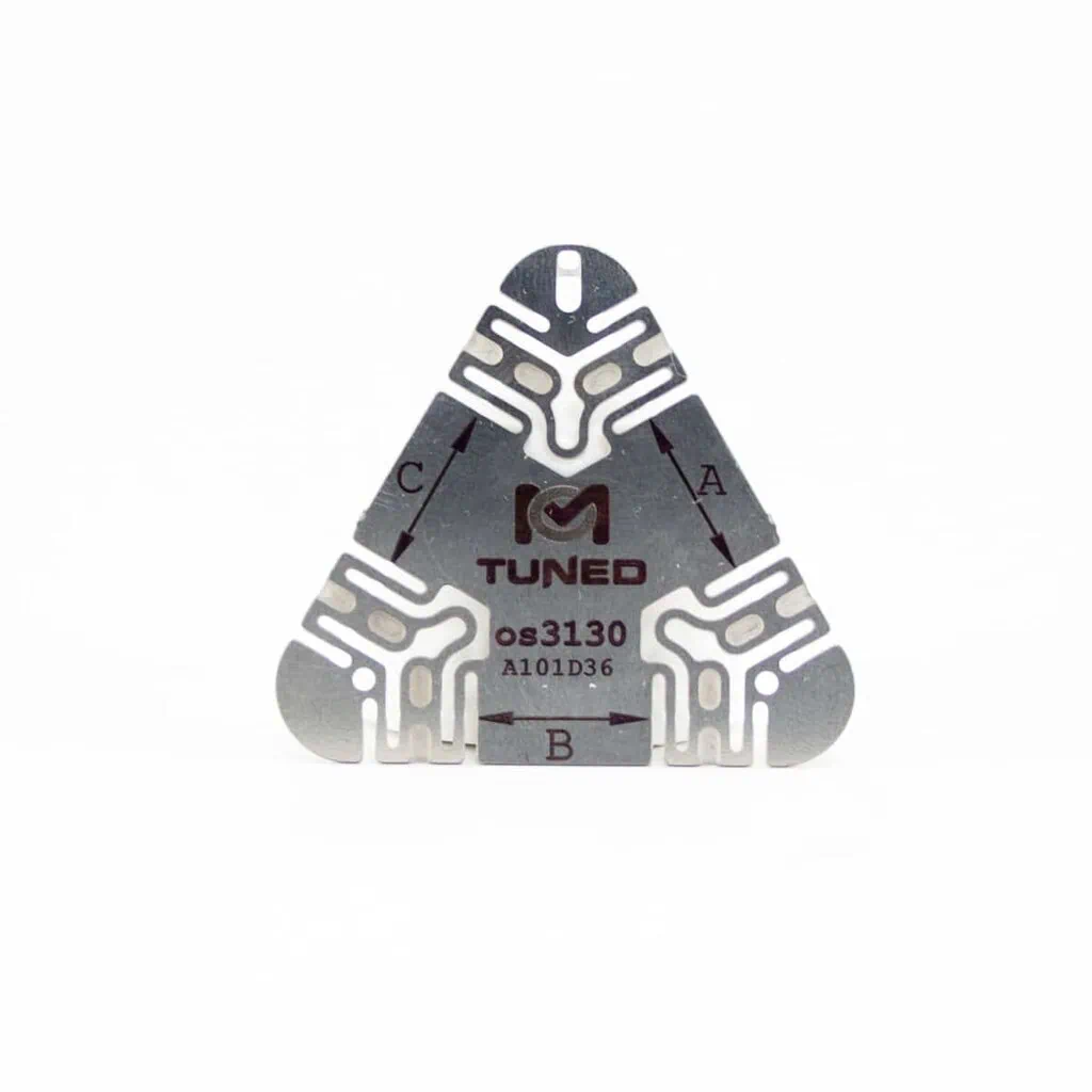 Laser Marking Stainless Steel Flex Patch with Part number