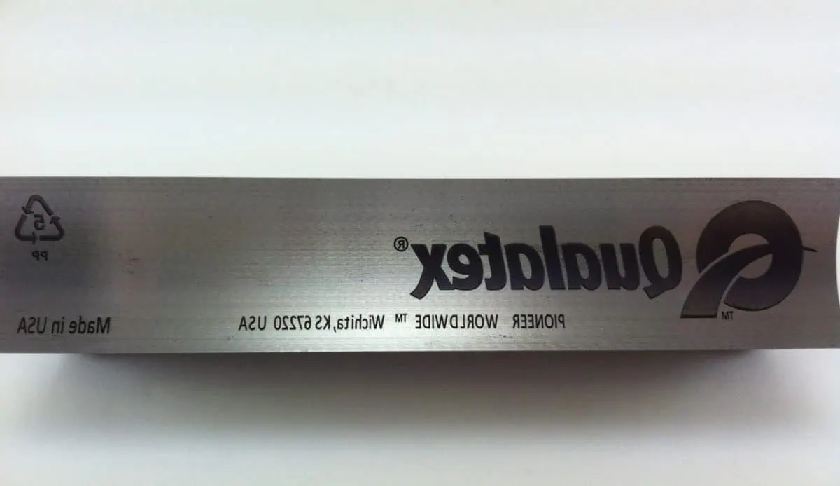 Deep laser engraving, laser etching and laser marking injection mold cavities, dies, pins, inserts and other tooling by Accubeam Laser Marking in Florida.