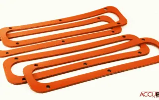 Laser cutting closed cell silicone sponge sheets into gaskets