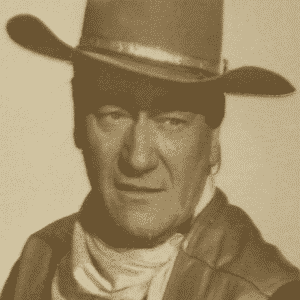 Photo Engraved John Wayne Photo Engraved John Wayne