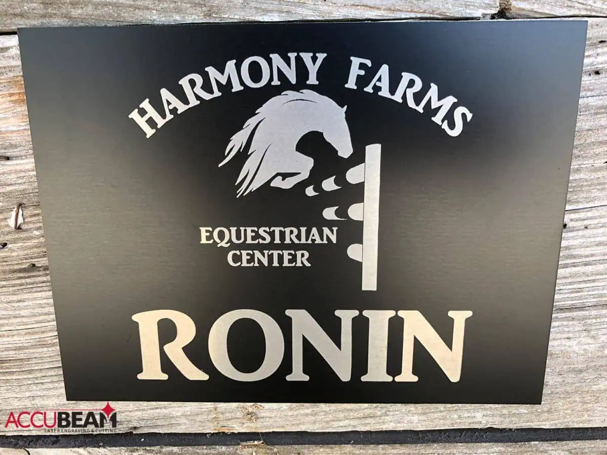 Laser Cut and Engraved Signage